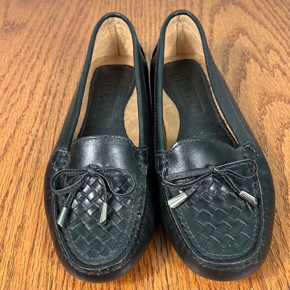 Tower leather Woven Moccasin with tie size 6B - Picture 1 of 5